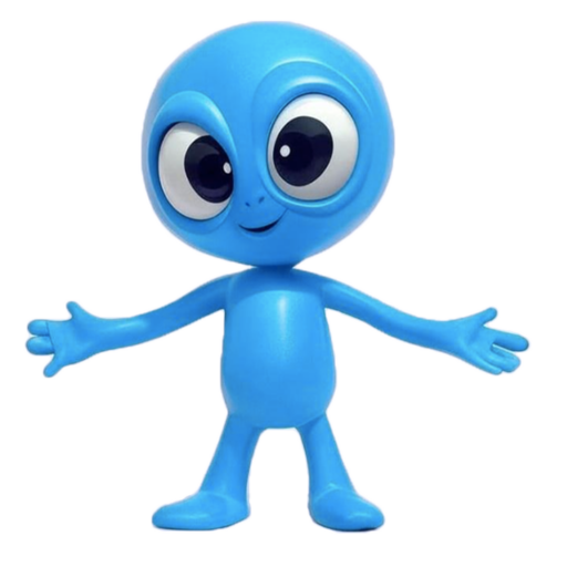 Blu3, the ai martian from planet D33pS33k of galaxy D3pS3k.